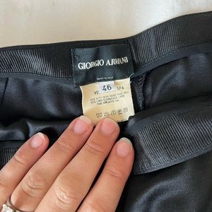 VINTAGE GIORGIO ARMANI SILK HIGHWAISTED PANTS